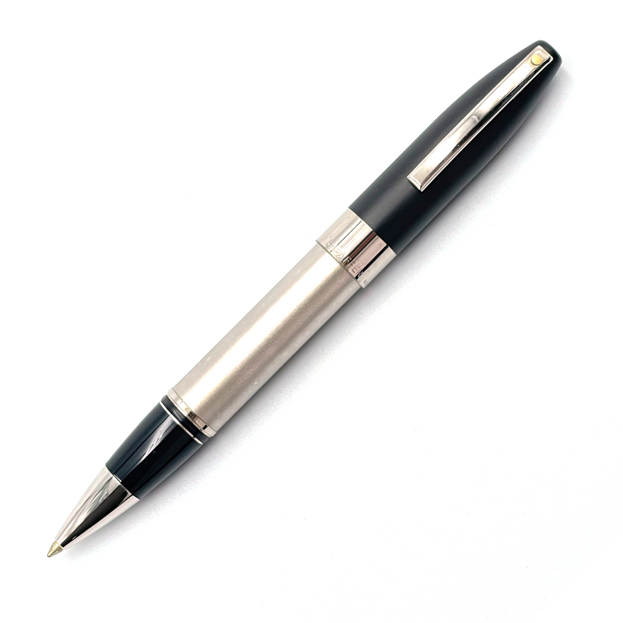 Sheaffer Legacy Heritage Rollerball Pen - Sandblasted Platinum Chrome Trim (USA Classic Edition) - KSGILLS.com | The Writing Instruments Expert