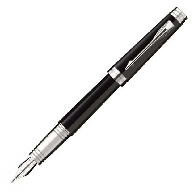 Parker Premier Black Lacquer ST Fountain Pen - KSGILLS.com ...
