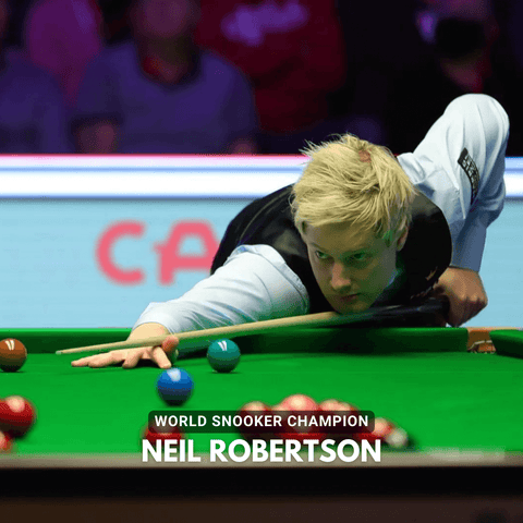 Neil Robertson - Snooker World Champion - Vegan Plant Based Pro Athlete - Clean Machine