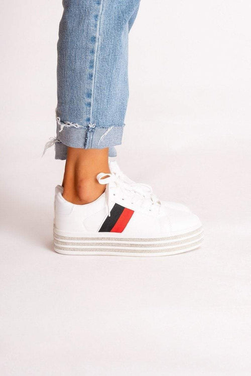 side stripe trainers