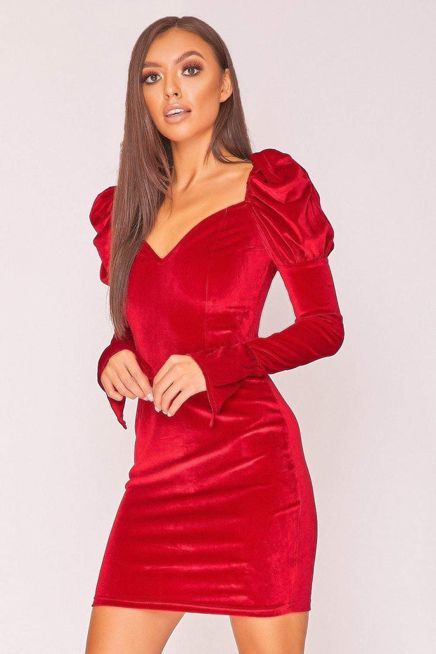 red velvet mini dress Big sale - OFF 78%