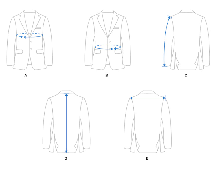 Suits Size Guide – Grand Le Mar