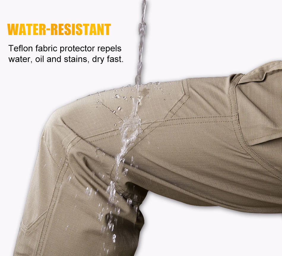 Men's Tactical Pants Military Combat Breathable Hiking Pants Multi Pocket Pant For Workwear Hiking Traveling Water Repellent - 5 Colors