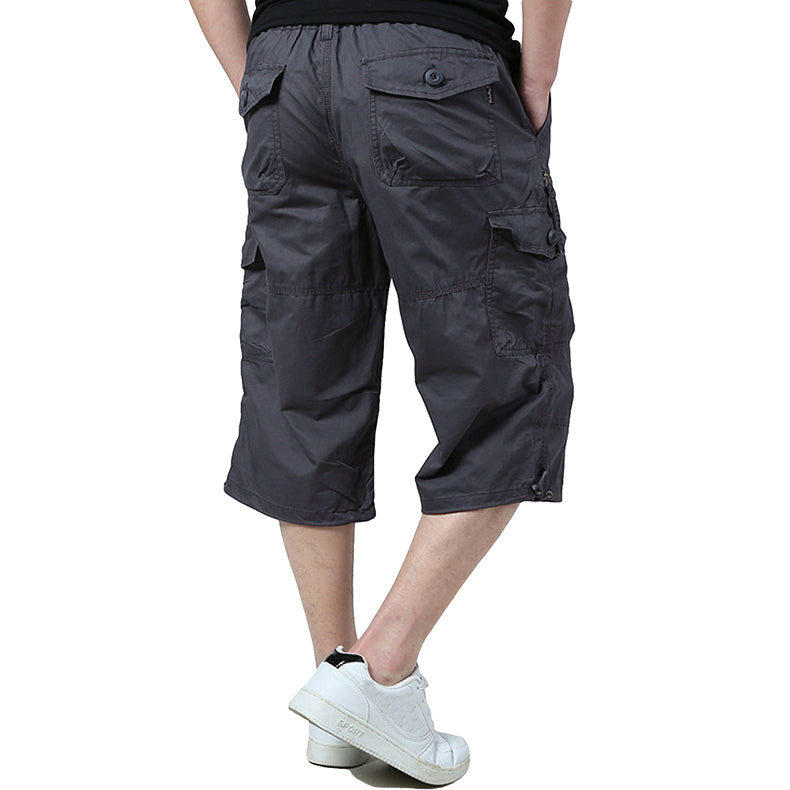 Men's Tactical Shorts Summer Military Cargo Shorts Plus Size Tactical Clothing Casual Wear Army Capri Shorts - 4 Colors