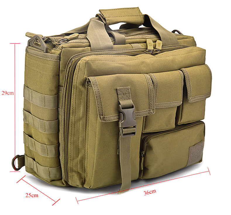 Military Tactical Shoulder Bag Camouflage Briefcase 15.6 inches Laptop Camera Bag Work Office Travel Holdall