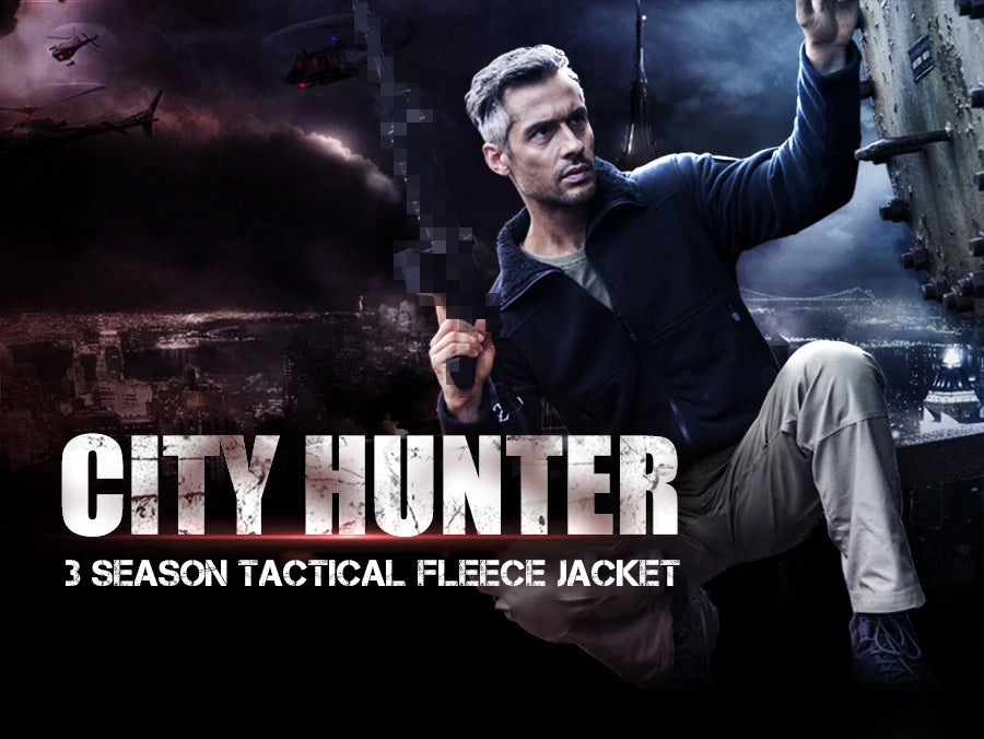 Tactical Fleece Jacket For Men All Purpose Thermal Fleece Outer Layer For Urban Outdoor Activities - 3 Colors