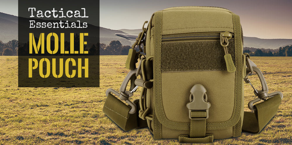 Tactical MOLLE Pouch Nylon Portable Pouch Waist Belt Pack Travel Travel Bag Multi-Function EDC Carry Pouch