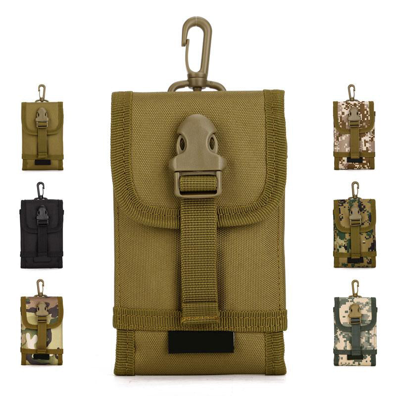 Tactical MOLLE System Accessory Pouch Backpack Attachment Travel Hiking Molle Cell Phone Pouch - 6 Colors