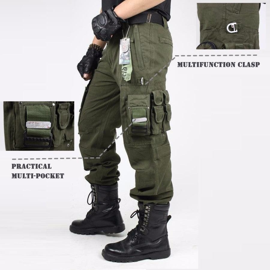 Tactical Military Style Cargo Pants Army Style Clothing Knee Pad US Combat Camouflage Army Style Straight Trousers