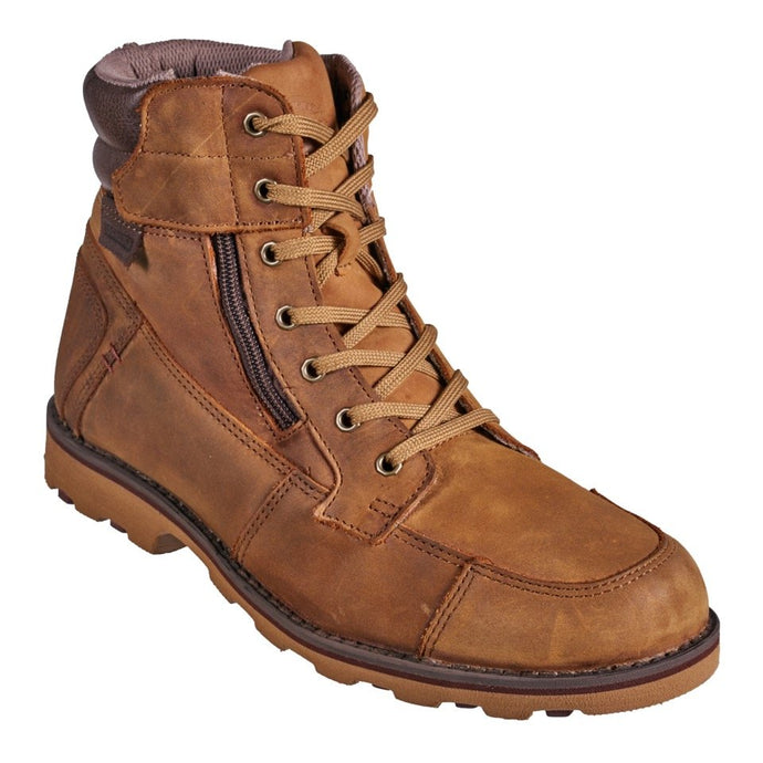 square toe lace up steel toe boots