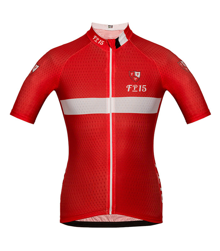 red jersey cycling