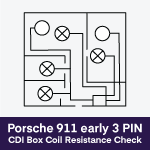 CDI 3 pin Coil Resistance