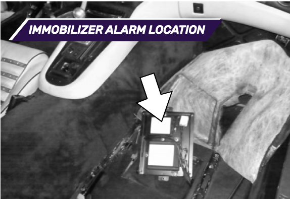 Immo alarm location