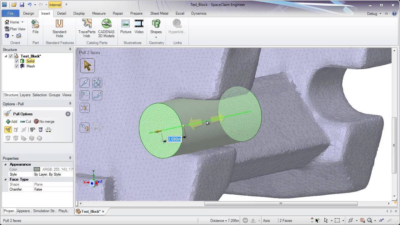 space claim ansys