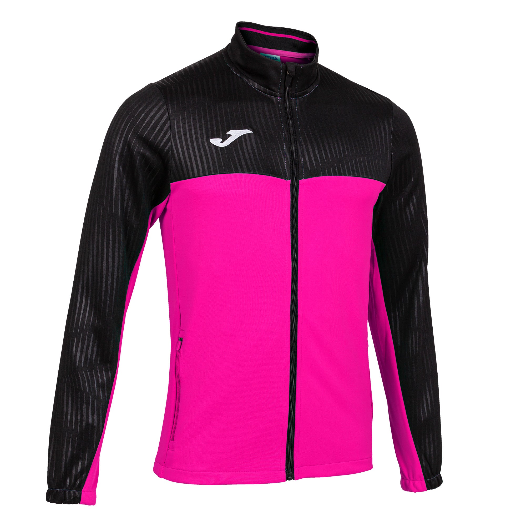 Joma Montreal Track Jacket Sweat - Pink Fluor/Black ...