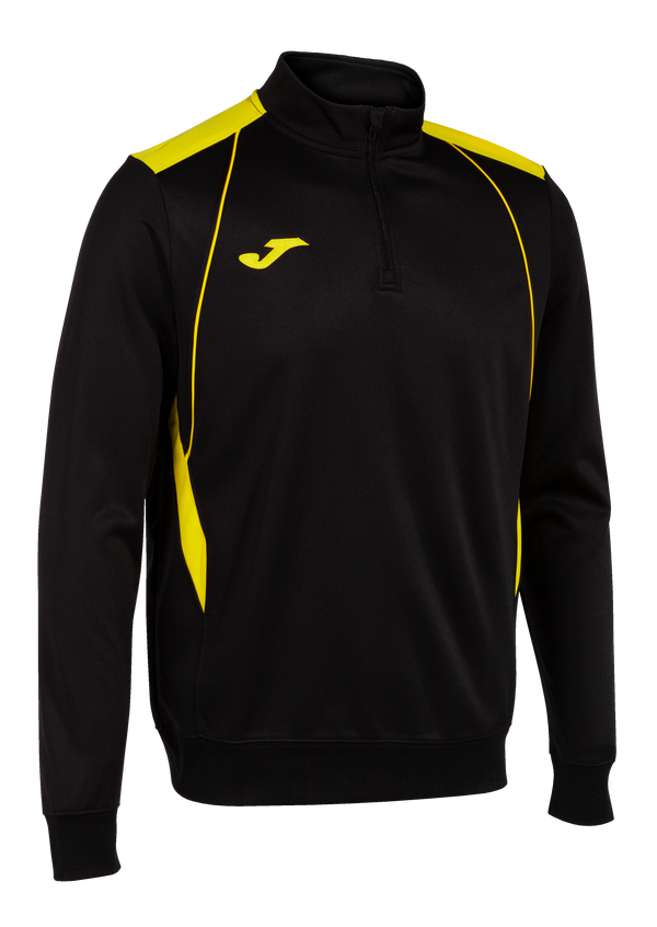 Joma Championship VII Half Zip Sweat - Black/Yellow ...