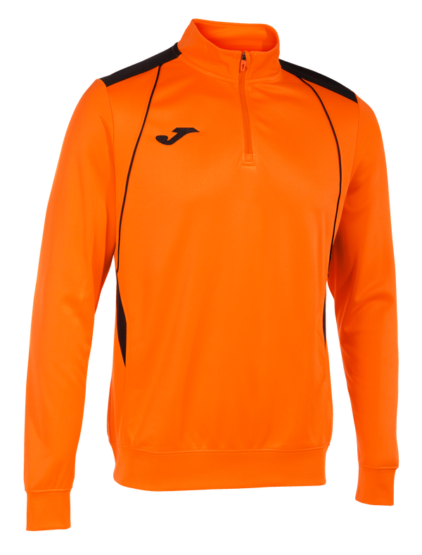 Joma Championship VII Half Zip Sweat - Orange/Black ...