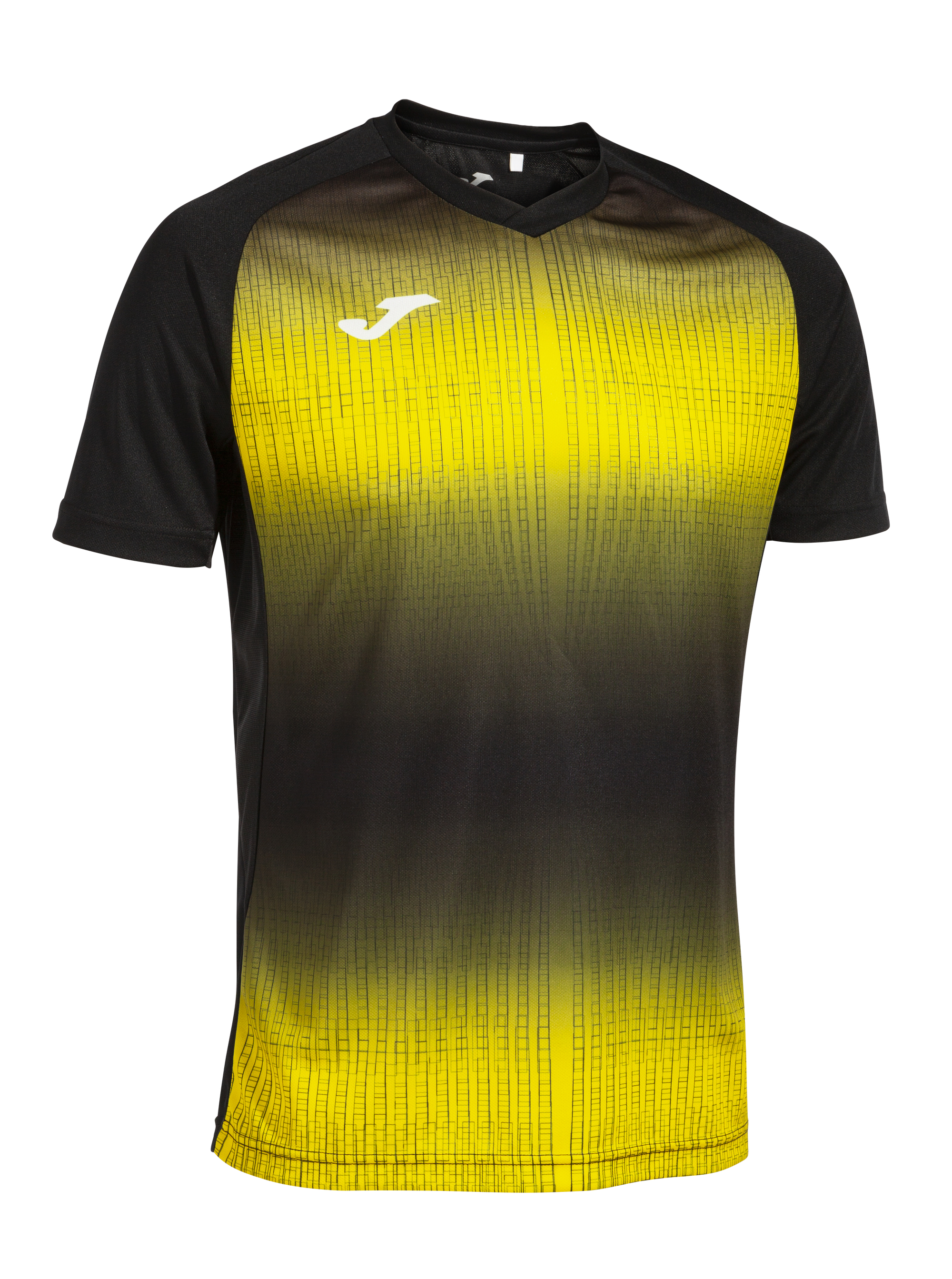 Shirt short sleeve man Tiger IV yellow black