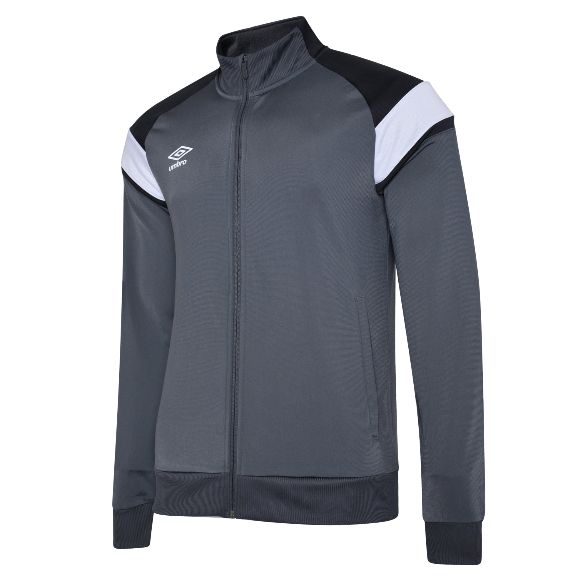 Umbro Training Knitted Jacket II - Carbon/Black/White ...