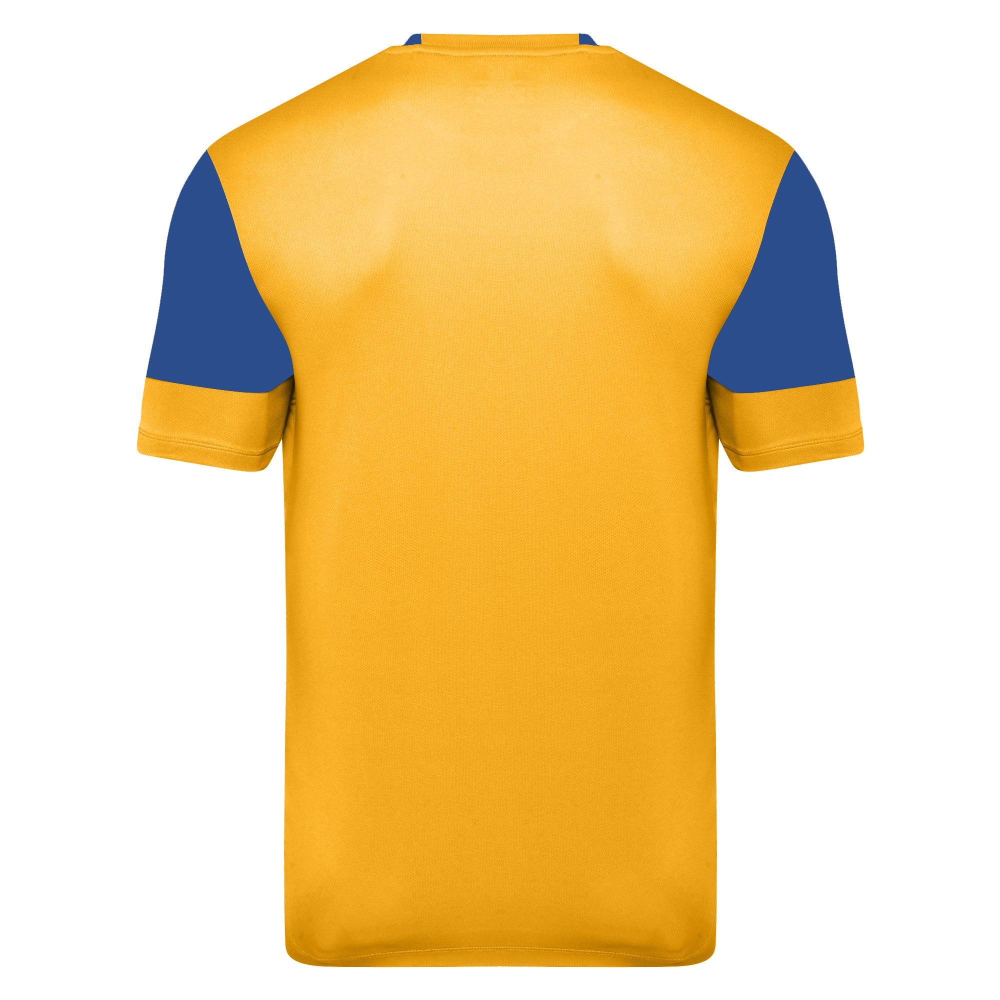 Umbro Vier Jersey SS - SV Yellow/TW Royal - footballkitsdirect.com