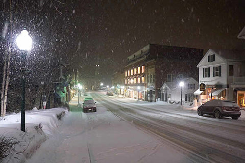 snowy Camden, ME