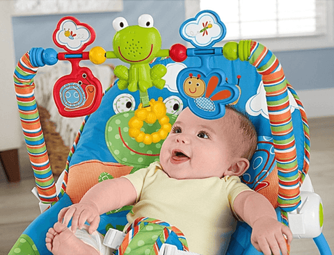 newborn-to-toddler-2-in-1-portable-infant-baby-rocker-bouncer-toddler-chair-seat-blue-frog-reclining-seat-feeding-chair-bed-musical-toys-toy-bar-music-vibration