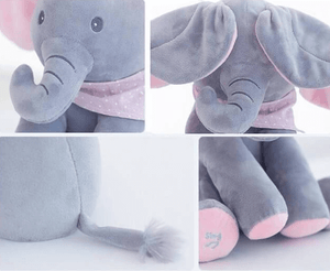 peek a boo animated singing elephant