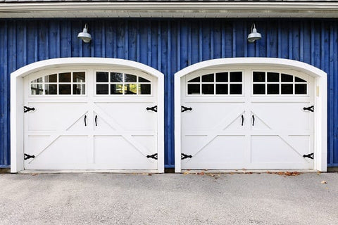 Carriage doors on garage