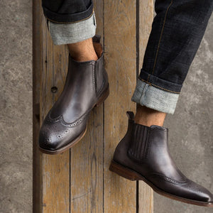 square toe mens dress boots