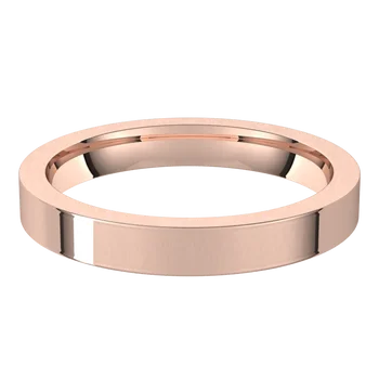 Aura Two-Ring Set with 5.0mm Bezel Set Rainbow Moonstone Rose Gold