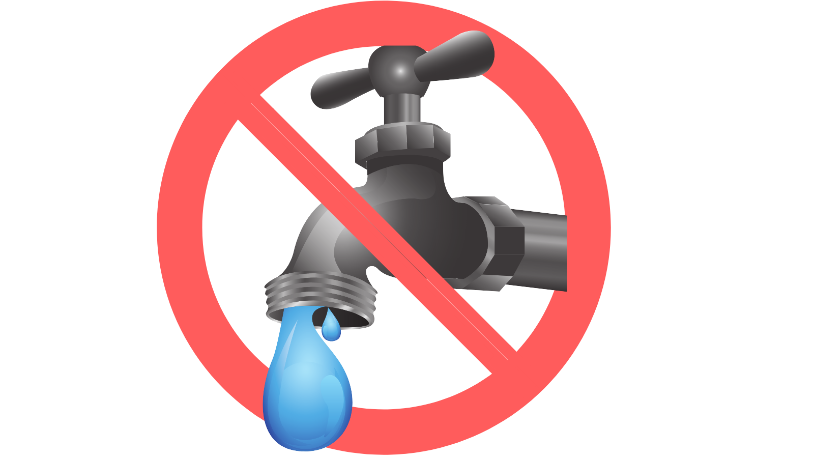 NO TAP WATER