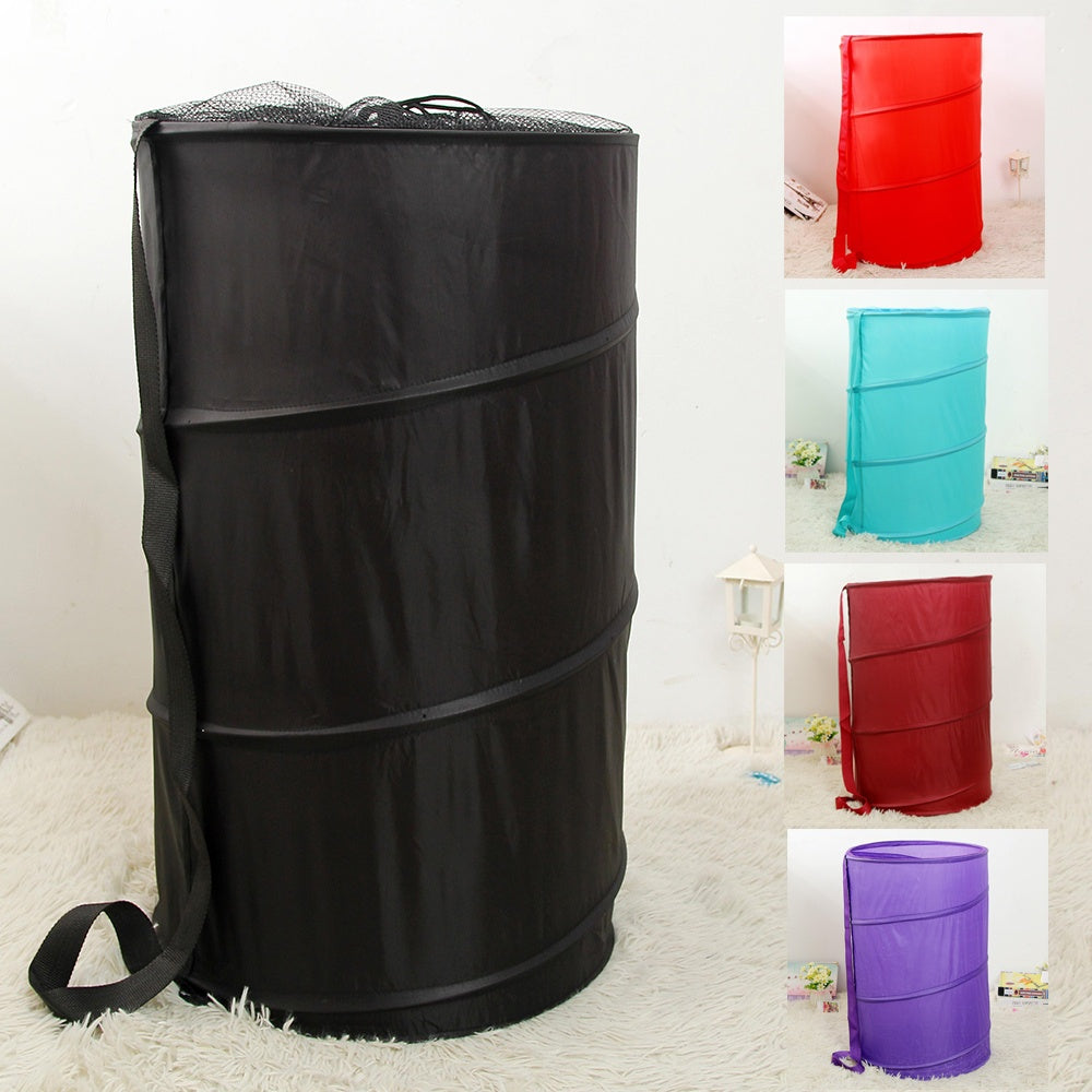 Pop Up Laundry Bakset 5 Colors Extra Large Hamper Folding Storage Basket - Caroeas