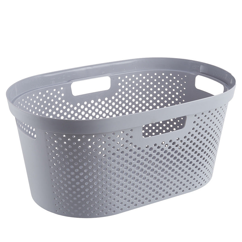 plastic laundry basket with top