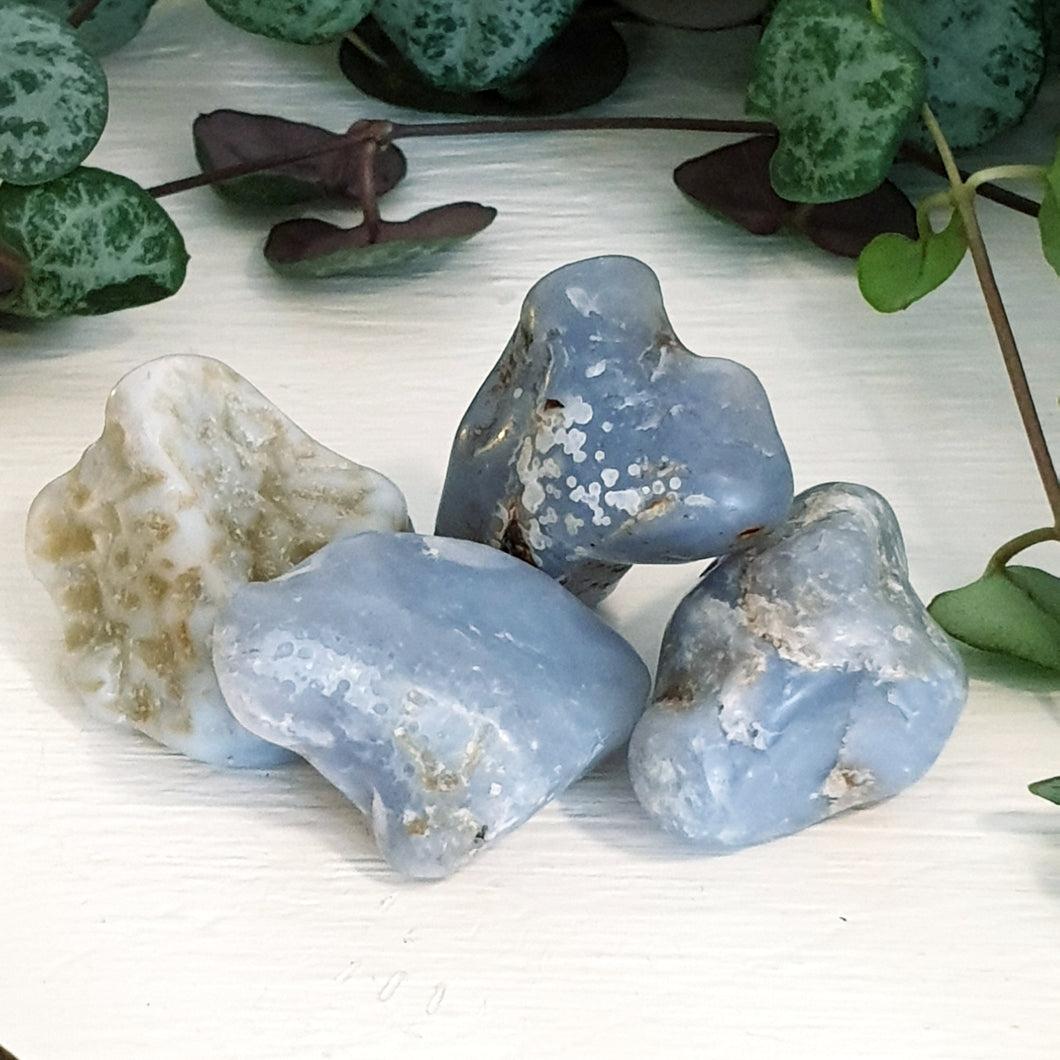 raw blue lace agate