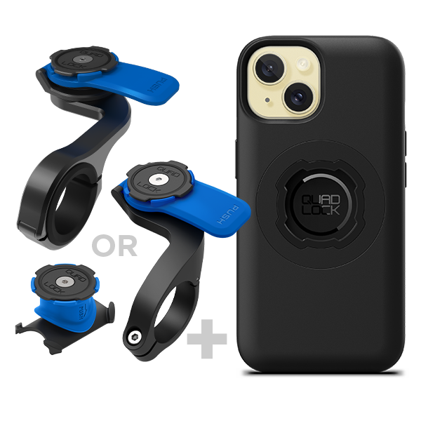 Coque Quad Lock Iphone 15 Pro Max - Support Téléphone Moto / GPS