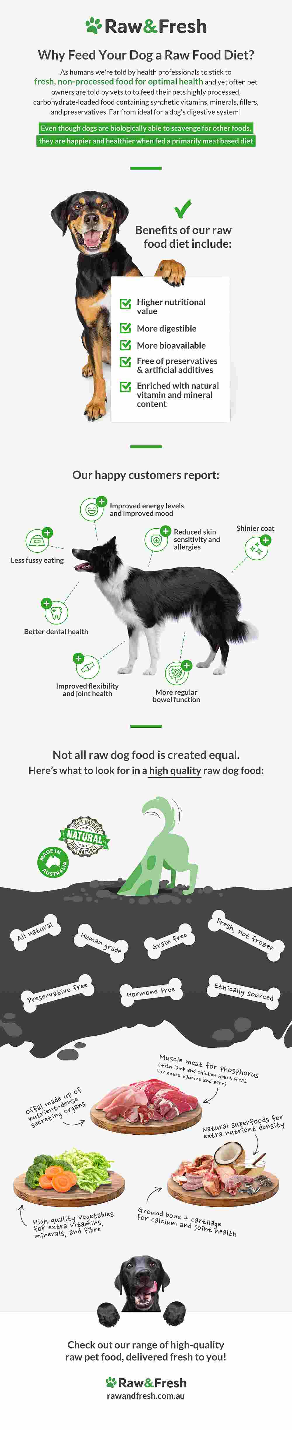 Why Feed Your Dog A Raw Food Diet - Raw and Fresh