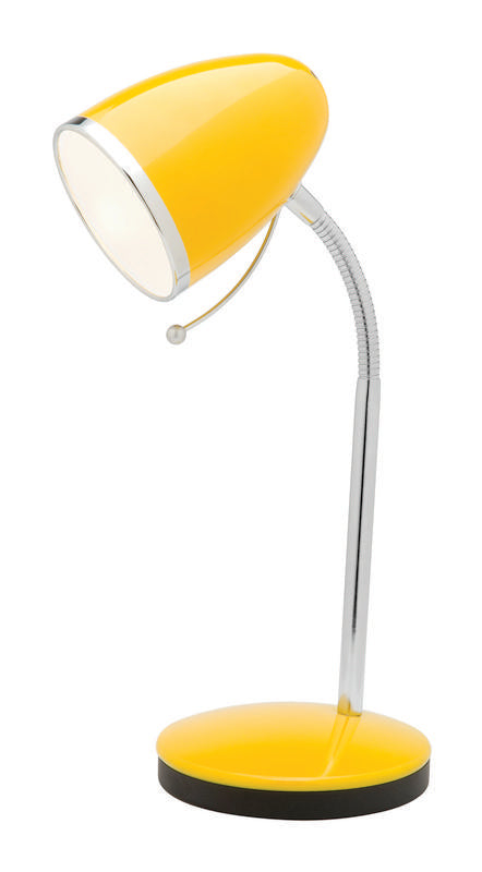 yellow reading lamp