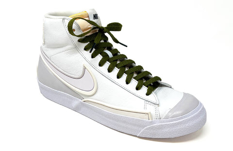 Olive Green All Pros in White Nike Blazers