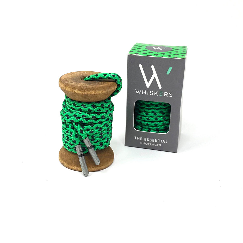 Green & Black Braided Dress Laces