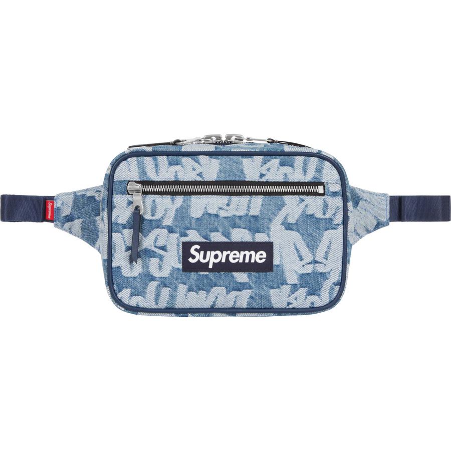 Fat Tip Jacquard Denim Waist Bag