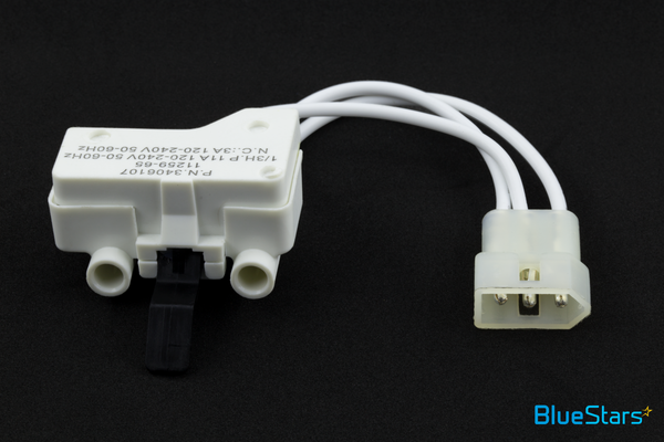 3406107 Dryer Door Switch Replacement Part By Blue Stars Exact Fit For Whirlpool Kenmore Dryer