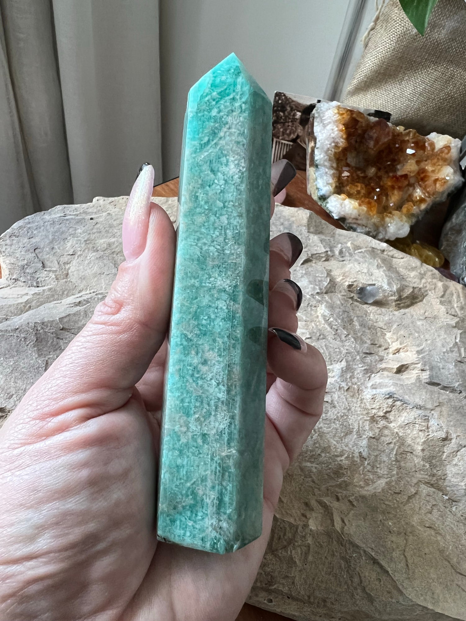 Amazonite Tower Spirit Stone