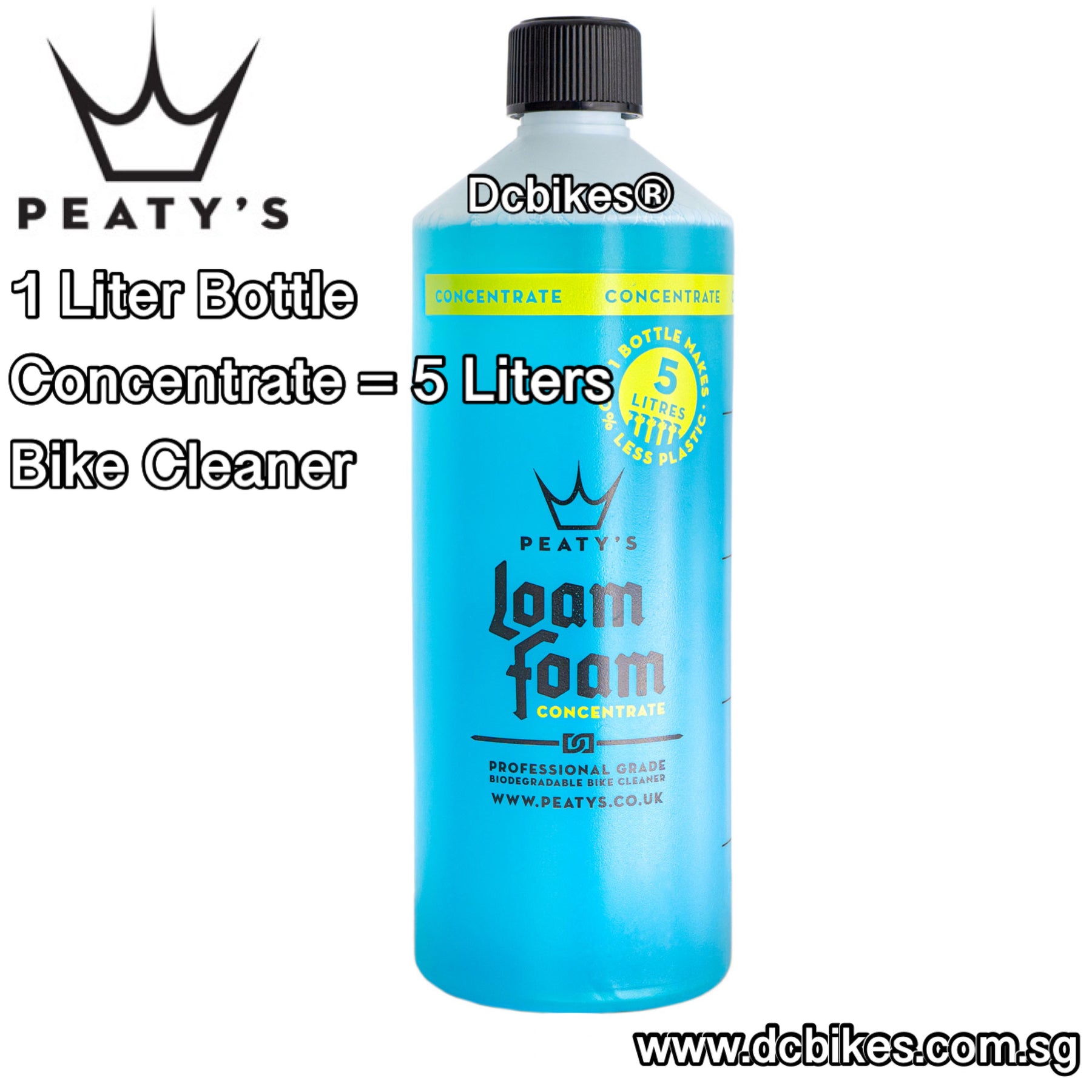 Peaty's Bike Cleaner Loam Foam 1 Liter Spray Bottle