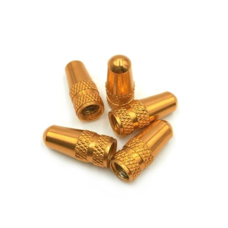 gold presta valve caps