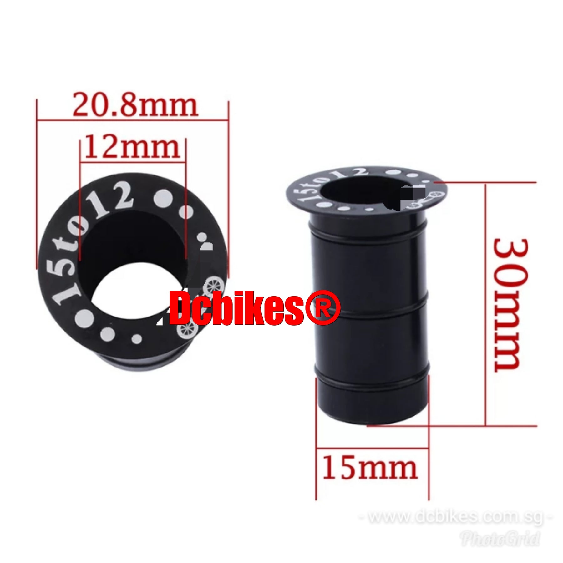 15mm thru axle adapter