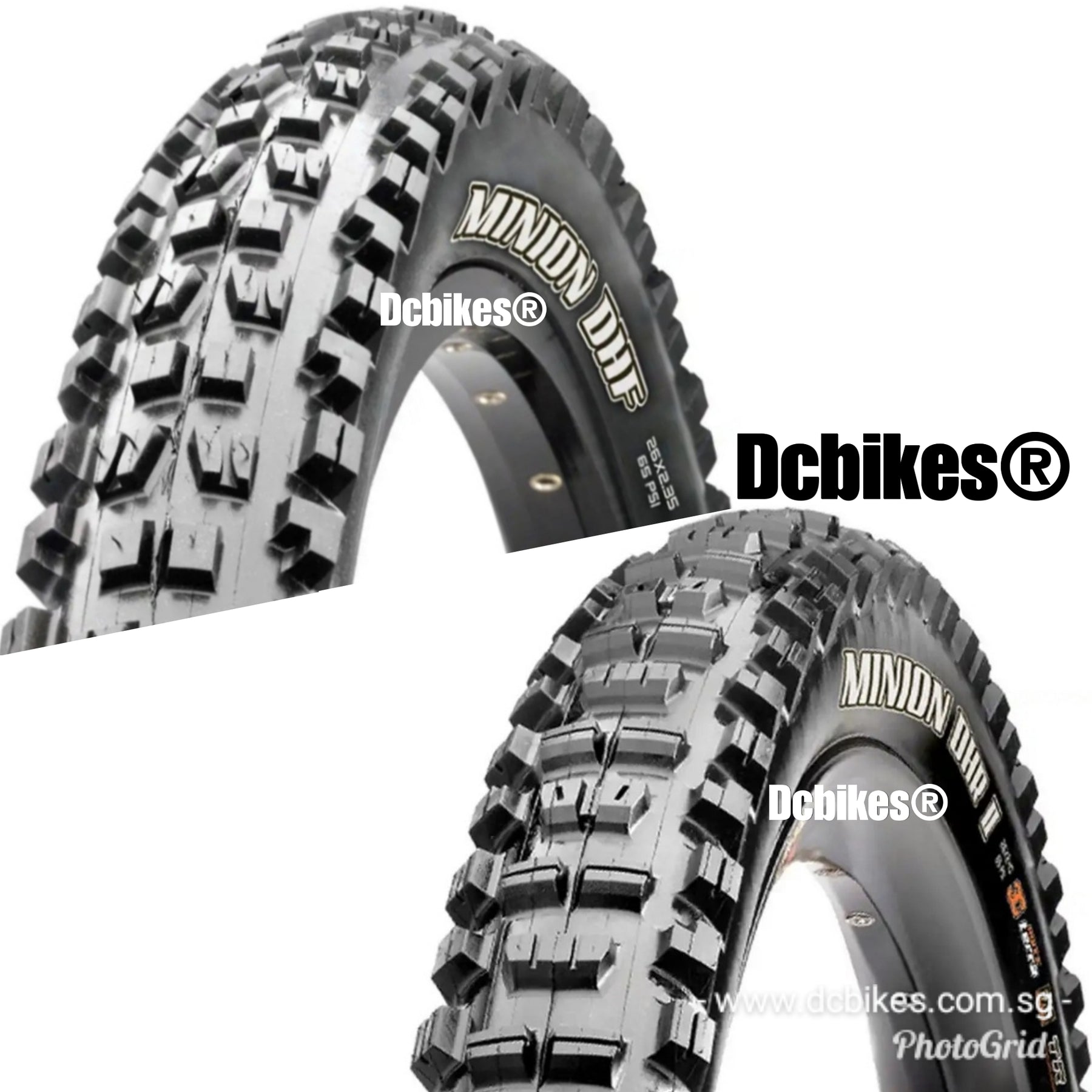 Maxxis、Minion DHF、27.5x2.50、Wide Trail、EXO、チューブレス対応