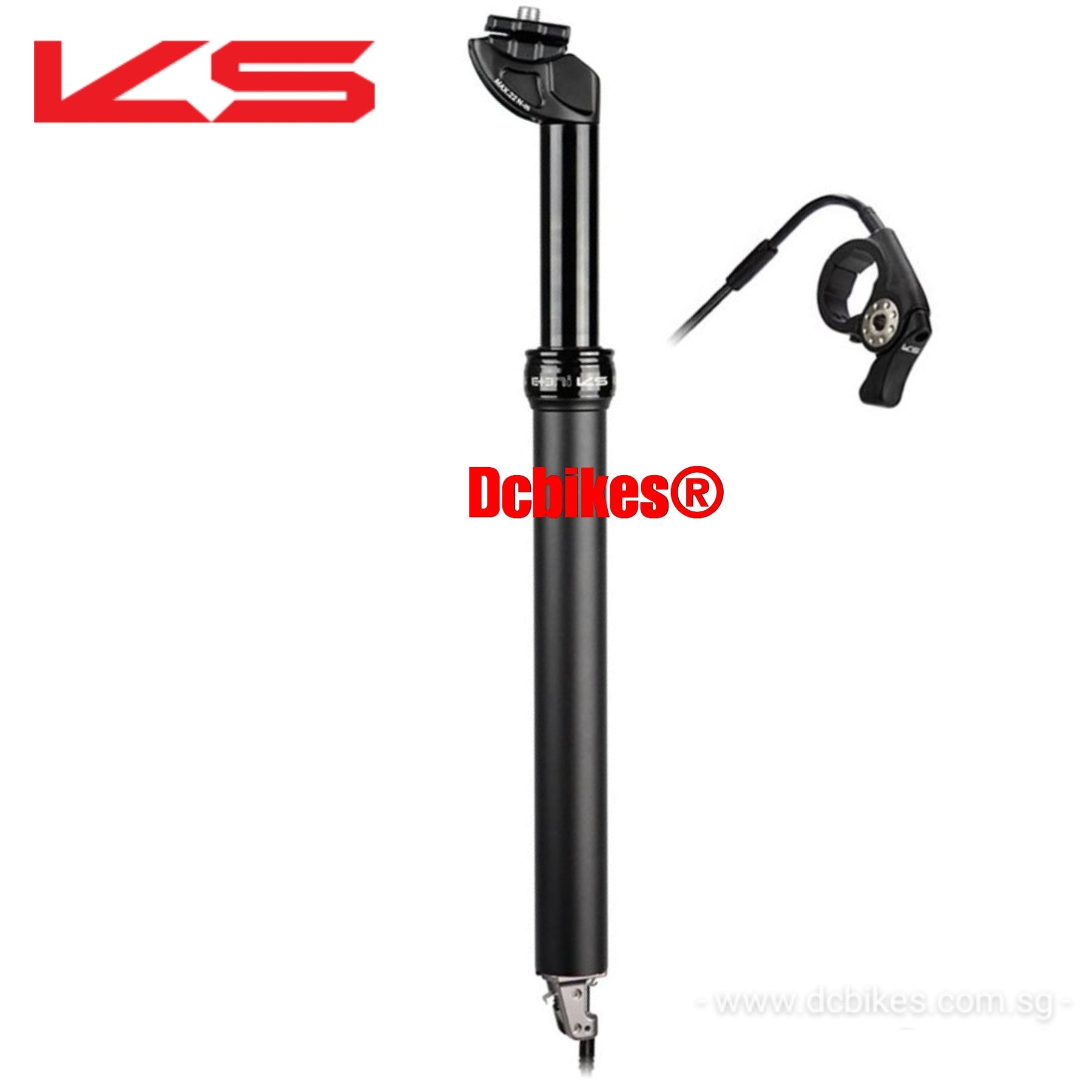 KS | Kind Shock 30.9mm/31.6mm External Routing 100mm Dropper Seat