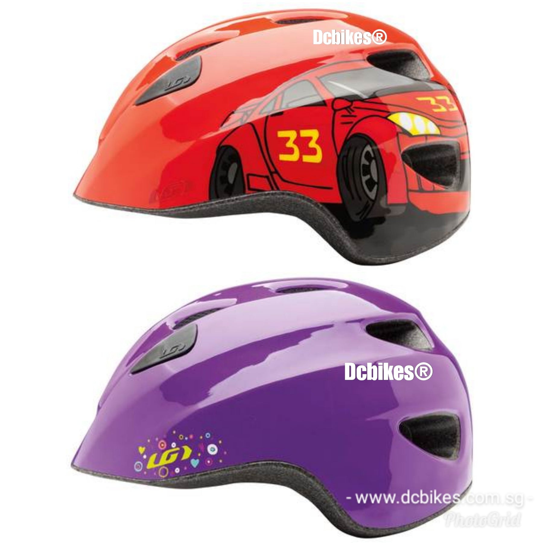 purple helmet kids