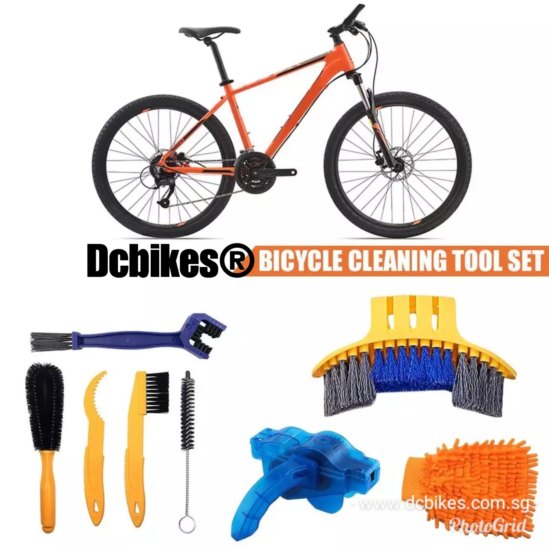 MMOBIEL Bike Chain Cleaning Tool Scrubber with Rotating Brushes Bicycle  Clean Tool Set for Cycling Mountain Bikes MTB