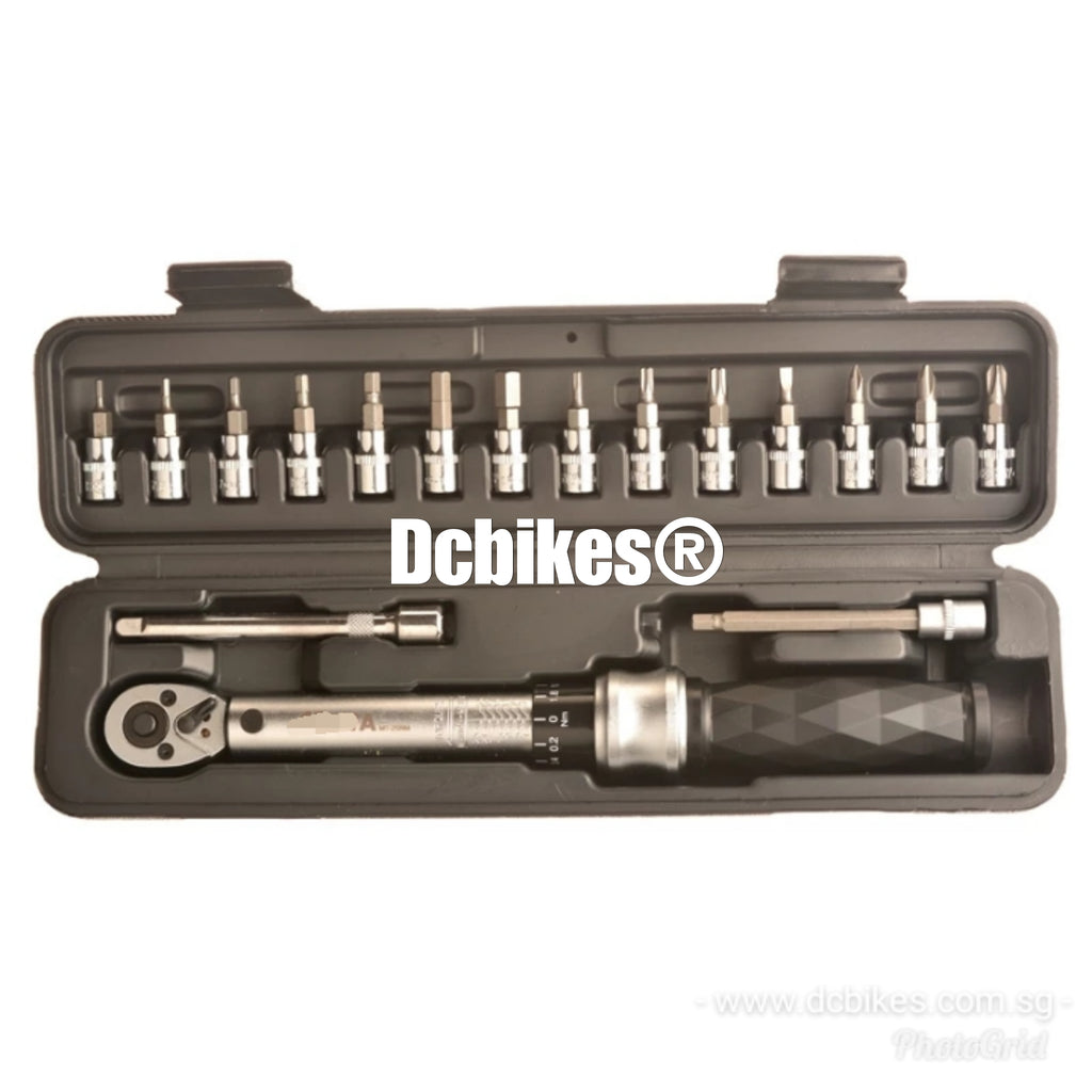 38 PCS 1/4 DUAL WAY TORQUE WRENCH WITH BIT SOCKET SET ABD-039K01